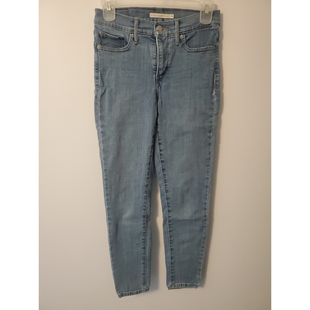 Levis Women Size 26 Waist 311 Shaping Ankle Skinny Tapered Jeans Color Cool
